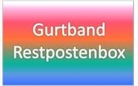 Bild von Restpostenbox 30mm breites PP-Gurtband 1,2mm stark, 25m - 5 verschiedene Farben (UV)