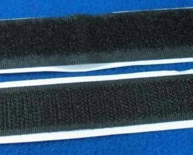 Bild von 25m Selbstklebendes Alfagrip  Klettband ATA (25m Flausch & 25m Haken) - 50mm breit - schwarz