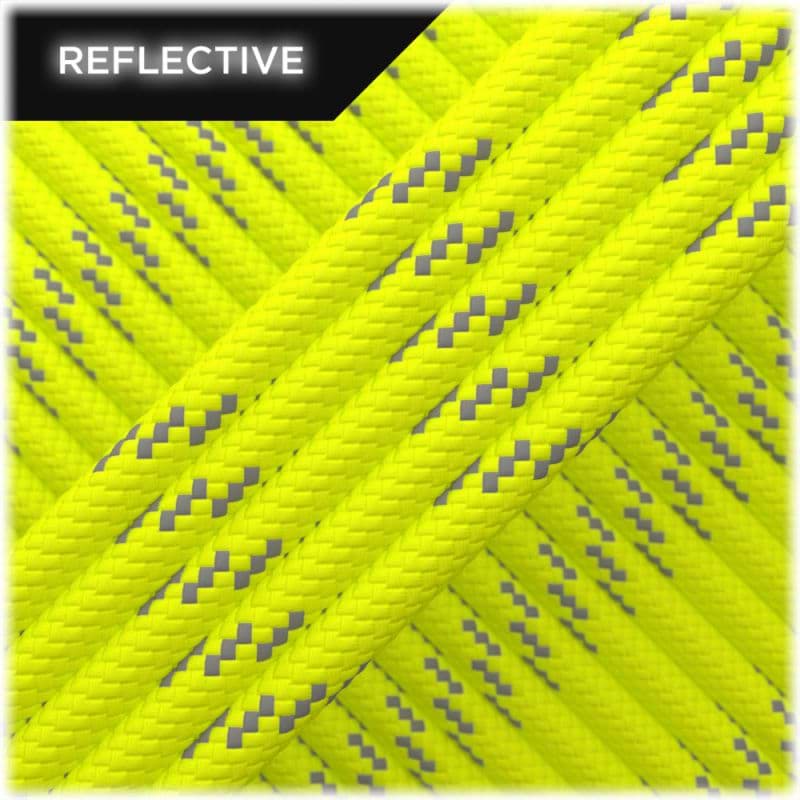 Bild von Paracord 550 Typ III - Neongelb mit Reflektor - 10 Meter