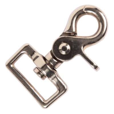 Bild von Scherenkarabiner aus Zinkdruckguss - 6,3cm lang - für 25mm Gurtband - 1 Stück