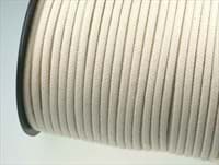 Bild von Baumwollschnur / Paspelgeflecht - 6mm (7mm) - cremeweiß - 100m Spule