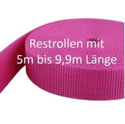 Zeige Details für Restpostenbox 20mm breites PP-Gurtband 1,4mm stark, 25m - pink (UV) Bild von Restpostenbox 20mm breites PP-Gurtband 1,4mm stark, 25m - pink (UV)