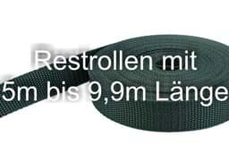 Zeige Details für Restpostenbox 40mm breites PP-Gurtband 1,4mm stark, 25m - dunkelgrün (UV) Bild von Restpostenbox 40mm breites PP-Gurtband 1,4mm stark, 25m - dunkelgrün (UV)