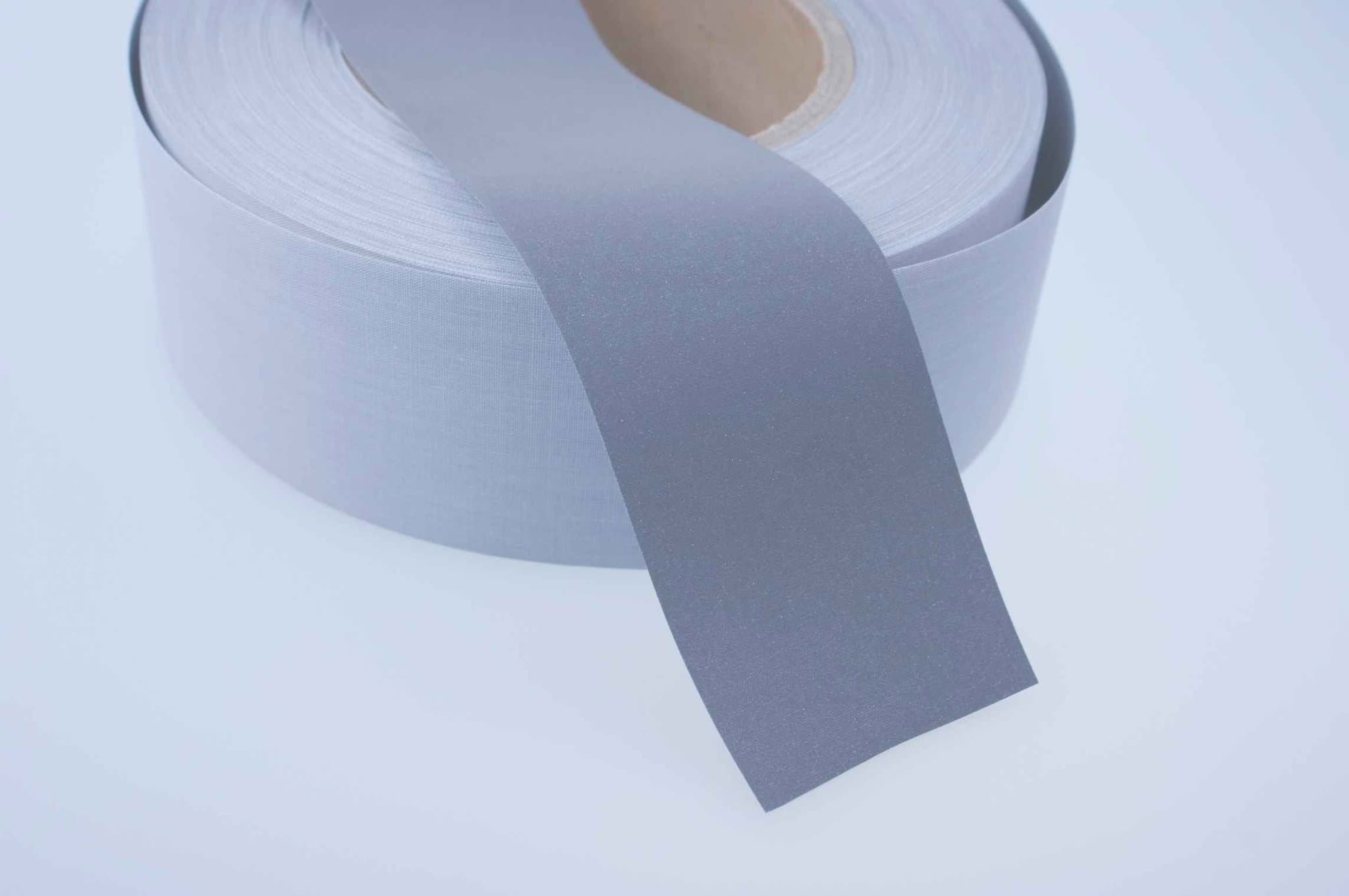 Bild von 50m Reflektorband - silber - 20mm breit - geprüft nach EN ISO 20471:2013