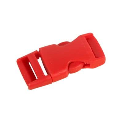 Bild von Steckschließer aus Kunststoff, Farbe: rot, für 20mm Gurtband