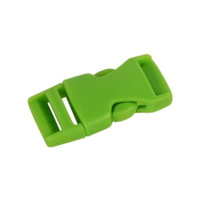 Bild von Steckschließer aus Kunststoff, Farbe: neongrün, für 20mm Gurtband
