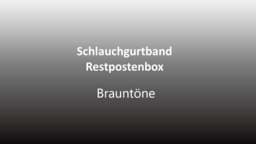 Zeige Details für Restrollen 20mm breites Schlauchgurtband, 50m - 2 Brauntöne (UV) Bild von Restrollen 20mm breites Schlauchgurtband, 50m - 2 Brauntöne (UV)