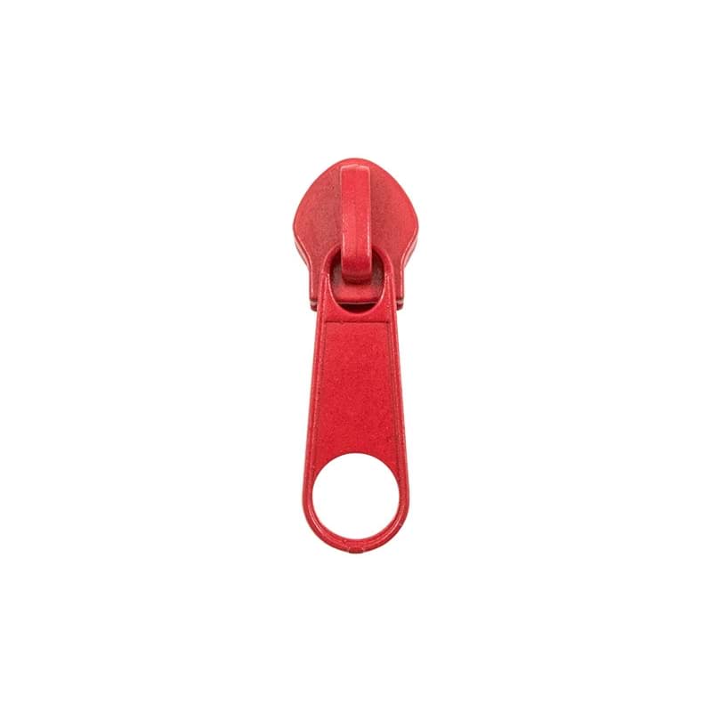 Bild von Zipper für 8mm Reißverschlüsse, Farbe: rot, 10 Stück