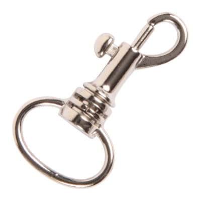 Bild von Bolzenkarabiner für 15mm Gurtband - 38 x 16mm - vernickelt - 1 Stück