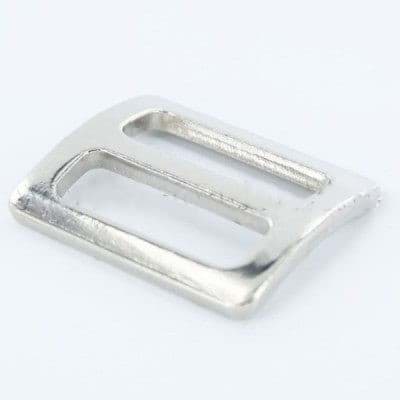 Bild von 10 Regulatoren aus Stahl, vernickelt, für 20mm Gurtband