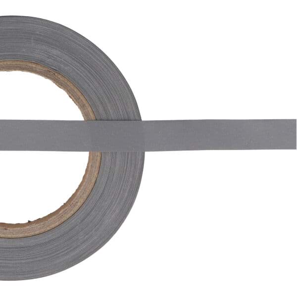 Bild von 5m Reflektierendes Band / Reflektorband - 15mm breit - silber - zum Aufnähen