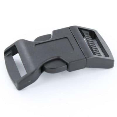 Bild von Gebogene Steckschließer für 25mm breites Gurtband - 10 Stück