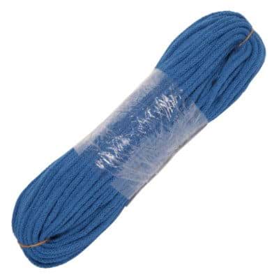 Bild von 50m Baumwollschnur / BW-Kordel - 5mm dick mit Kern - Farbe: Blau
