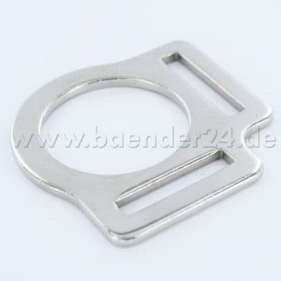 Bild von Halfterring aus Stahl für 25mm breites Gurtband - 10 Stück