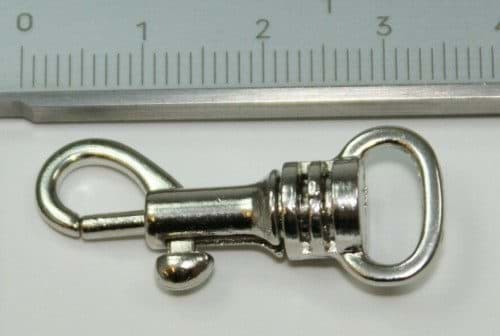 Bild von Bolzenkarabiner - 34 x 10mm - für 10mm Gurtband - 10 Stück