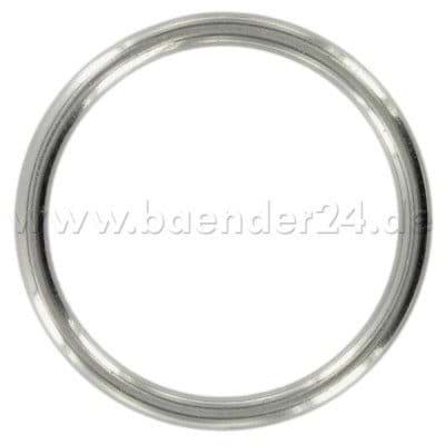 Bild von 40mm Rundring (Innenmaß) aus V4A Edelstahl, geschweisst - 10 Stück