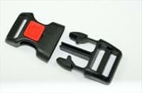 Bild von Sicherheitssteckschließer gebogen für 20mm breites Gurtband - 50 Stück