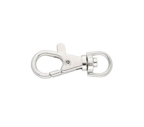 Bild von Karabinerhaken aus Zinkdruckguss, 9 x 39mm rund - 50 Stück