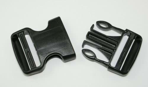 Bild von Steckschließer aus Acetal, 40mm, beidseitig regulierbar - 1 Stück