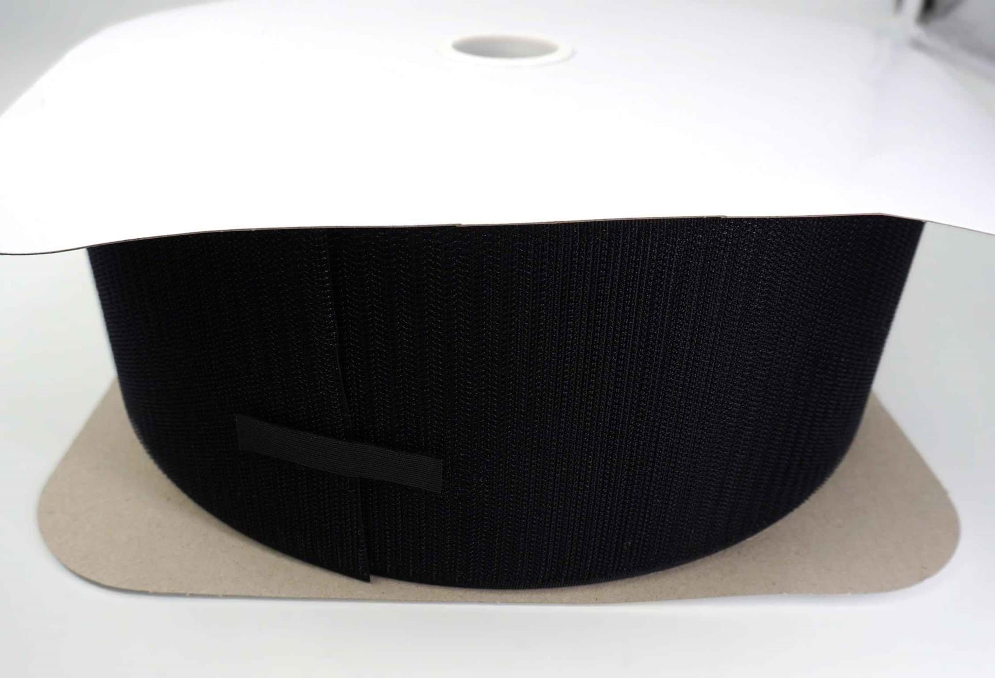 Bild von 25m Klettband Alfagrip  ( nur Hakenband ), 100mm breit, Farbe: schwarz