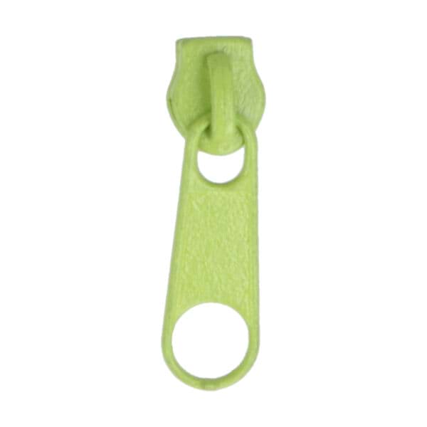 Bild von Zipper fuer 3mm Reißverschluesse, Farbe: apfelgrün - 10 Stück