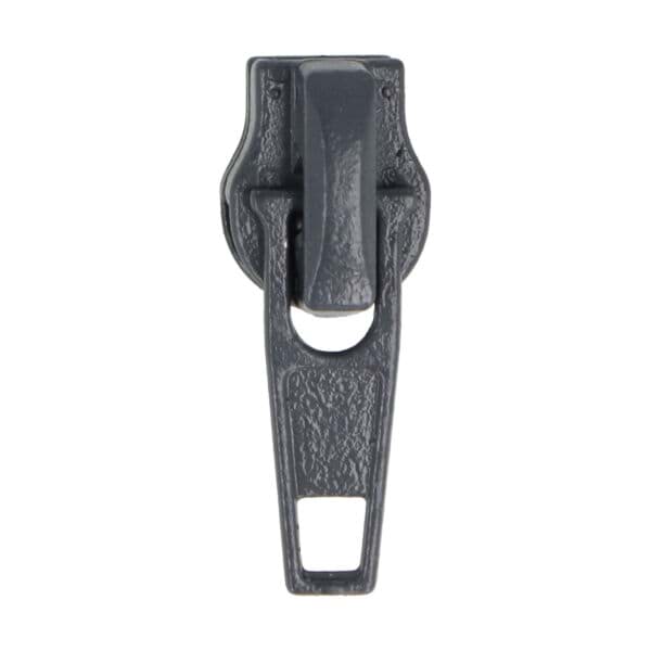 Bild von Zipper Autolock für 5mm Reißverschlüsse, Farbe: dunkelgrau - 10 Stück