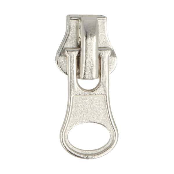 Bild von Zipper für 5mm Profil-Reißverschluss, Farbe: silber - 10 Stück
