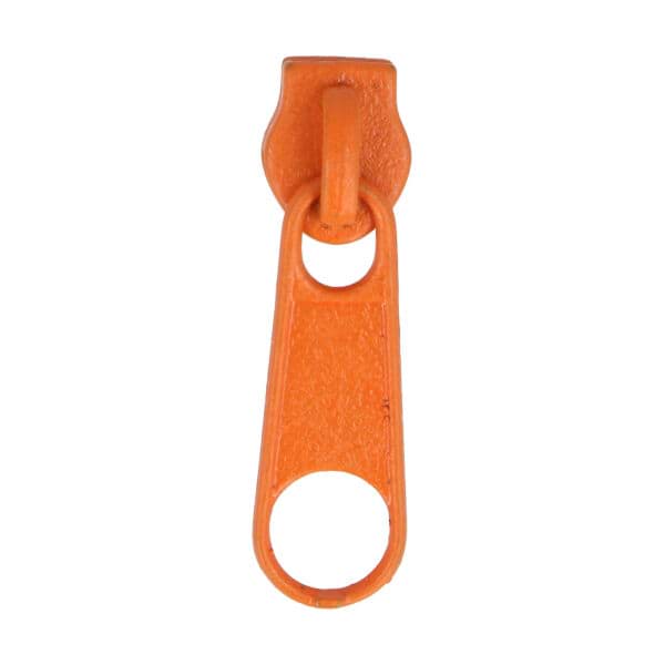 Bild von Zipper für 5mm Reißverschlüsse, Farbe: Orange - 10 Stück