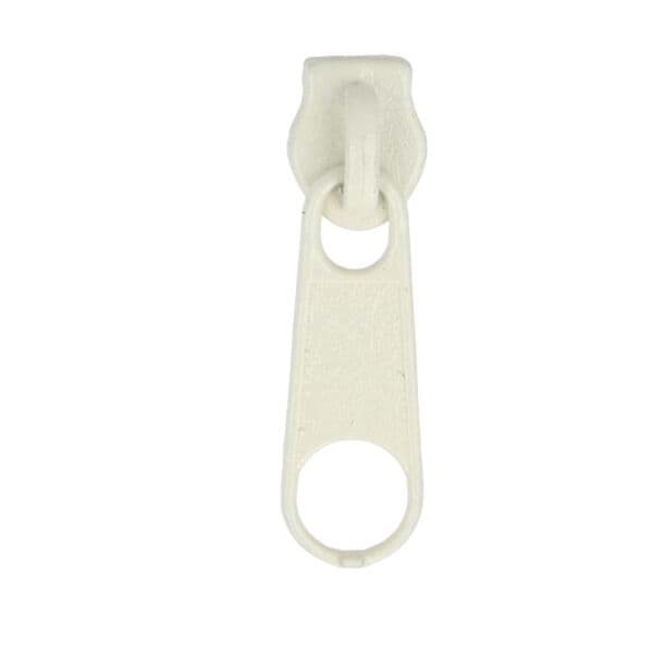 Bild von Zipper für 5mm Reißverschlüsse, Farbe: Creme - 10 Stück