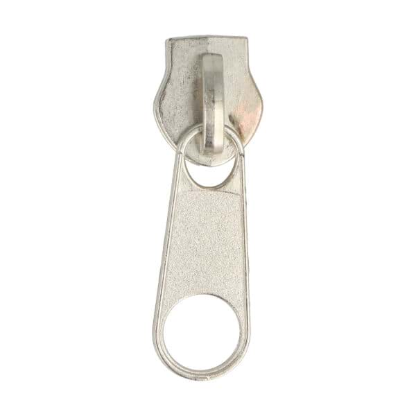 Bild von Zipper für 10mm Reißverschlüsse, Farbe: silber, 10 Stück