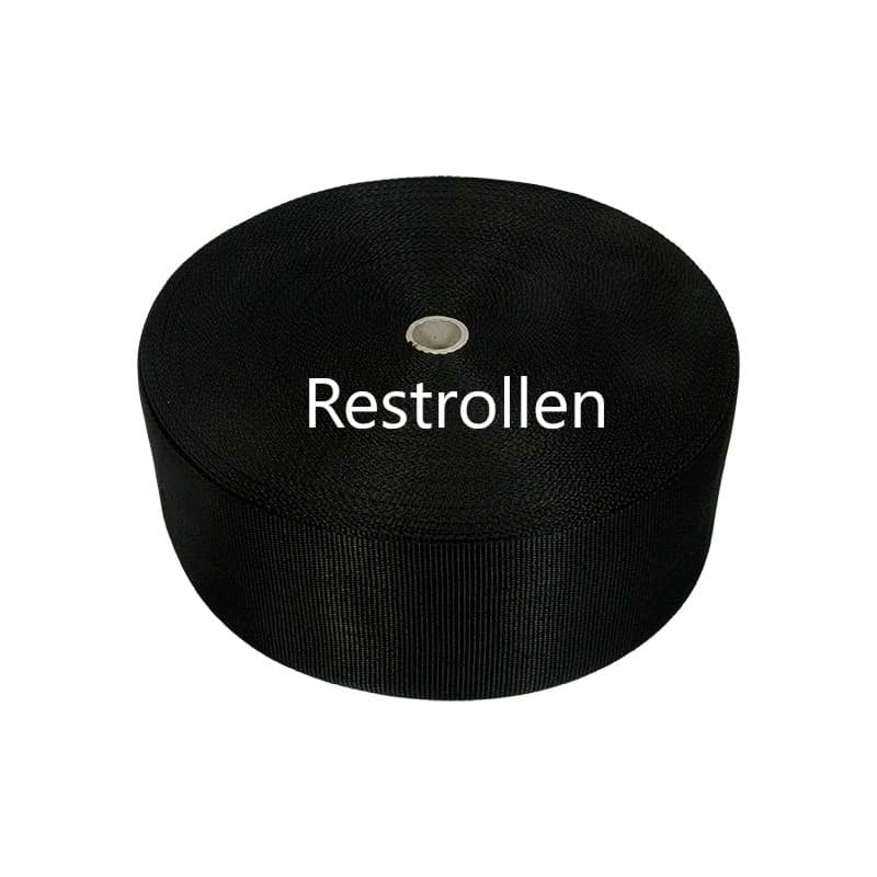 Bild von Restpostenbox 100mm breites PP-Gurtband 1,2mm stark, 25m, schwarz