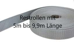 Zeige Details für Restpostenbox 25mm breites PP-Gurtband 1,4mm stark, 25m - silbergrau (UV) Bild von Restpostenbox 25mm breites PP-Gurtband 1,4mm stark, 25m - silbergrau (UV)