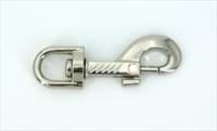 Bild von Bolzenkarabiner 7,7cm aus Zinkdruckguss mit Rundwirbel - 1 Stück
