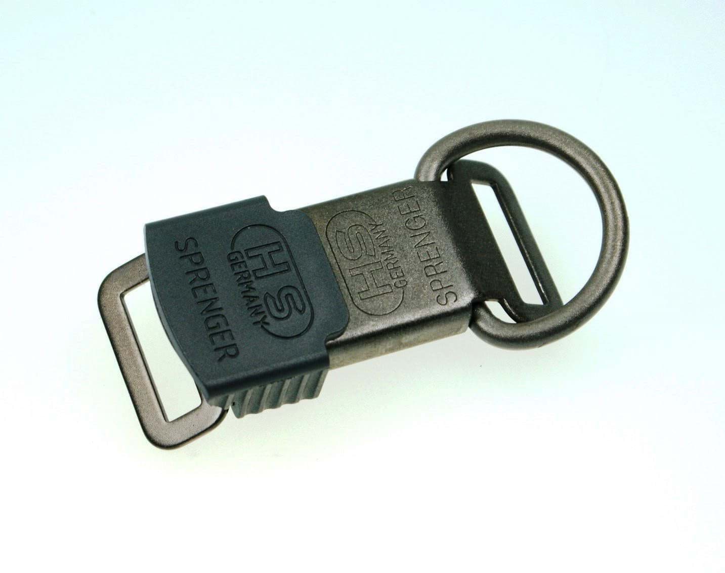 Bild von ClicLock Verschluss von Sprenger - anthrazit matt - mit D-Ring & Jacket