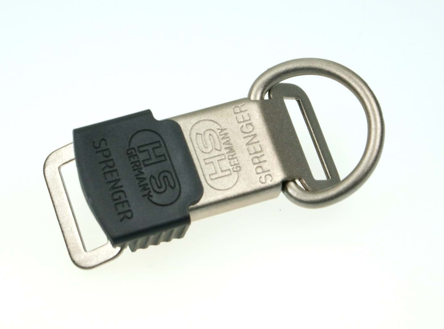 Bild von ClicLock Verschluss von Sprenger - silber matt - mit D-Ring & Jacket