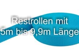 Zeige Details für Restpostenbox 25mm breites PP - Gurtband 1,4mm stark, 25m aquamarin (UV) Bild von Restpostenbox 25mm breites PP - Gurtband 1,4mm stark, 25m aquamarin (UV)