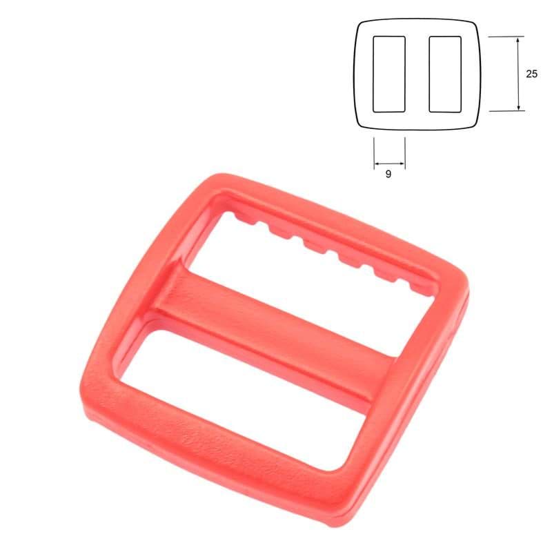 Bild von Regulator aus Acetal - 25mm Durchlass - Rot - 10 Stück