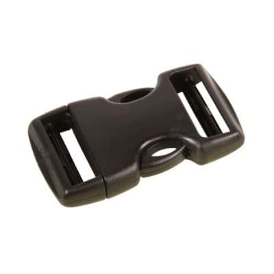 Bild von Steckschließer aus Acetal - 25mm Durchlass - beidseitig regulierbar - 1 Stück