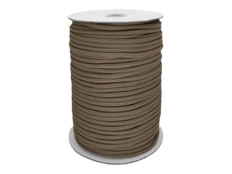 Bild von 6mm Polyesterschnur - 100m - dunkelbeige