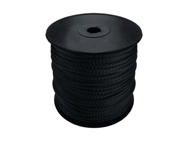 Bild von 6mm Polyesterschnur - 100m - schwarz