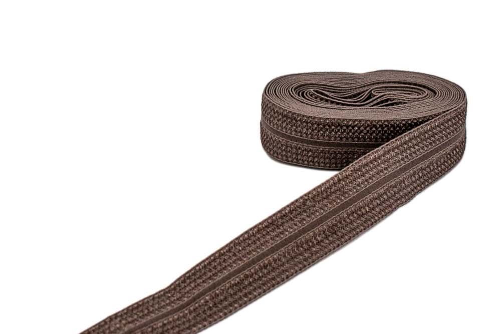 Bild von 3m Elastisches Schrägband - Polyamid - 20mm breit - braun