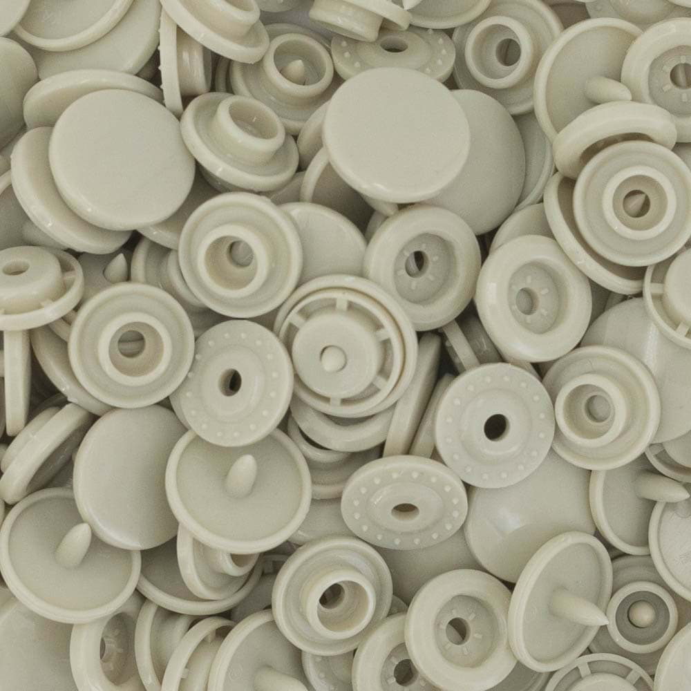 Bild von KAM Snaps T5 Druckknöpfe 12,4mm - 50 Stück - beige