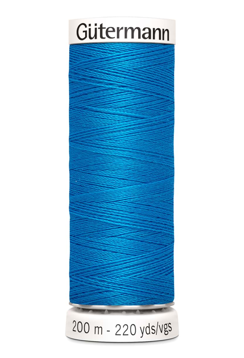 Bild von Gütermann Garne - Allesnäher 200m Spule - Farbe: blau 386