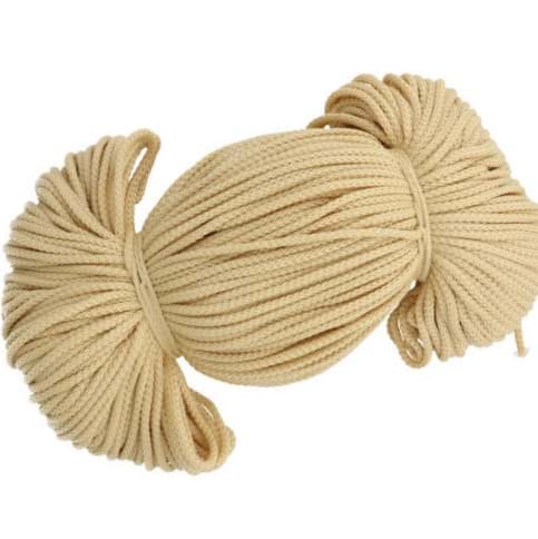Bild von 2mm starke Polyesterschnur - 100m Laenge - Farbe: creme dunkel
