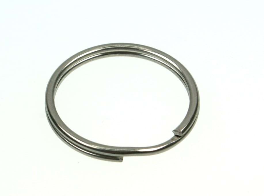 Bild von 28mm Schlüsselring (Innendurchmesser = 24mm) aus Edelstahl - 10 Stück