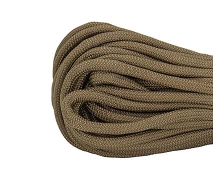 Paracord 550 Typ III - olivbraun - 10 Meter