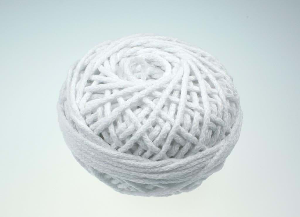 Bild von 50m Baumwollschnur / BW-Kordel - 3mm dick - Farbe: Weiß
