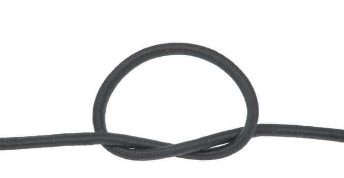 Bild von 50m Gummikordel / Gummiseil - 5mm dick - dunkelgrau