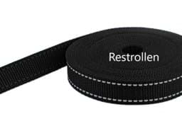 Zeige Details für Restpostenbox 40mm breites PP-Gurtband 1,4mm stark, 25m -  schwarz mit Reflektorstreifen (UV) Bild von Restpostenbox 40mm breites PP-Gurtband 1,4mm stark, 25m -  schwarz mit Reflektorstreifen (UV)