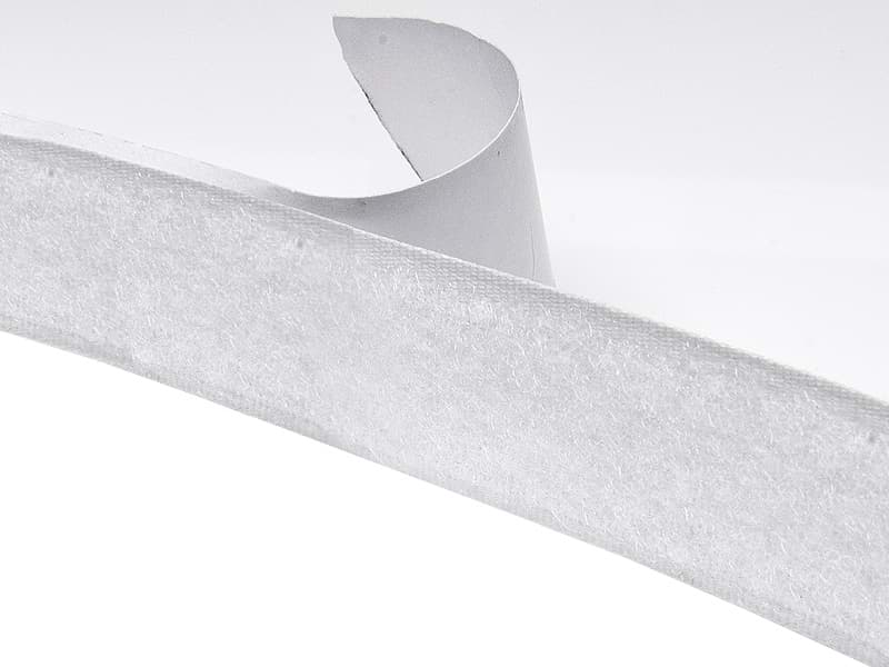 Bild von 25m Selbstklebendes Flauschband - 50mm breit - weiß